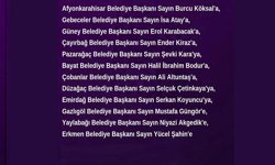 AFYOK'tan başkanlara deplasman teşekkürü!..