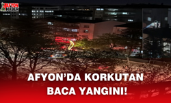 Afyon’da Korkutan Baca Yangını!