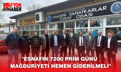 "Esnafın 7200 Prim Günü Mağduriyeti Hemen Giderilmeli"