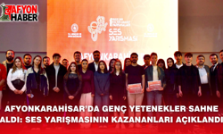 Afyonkarahisar’da Genç Yetenekler Sahne Aldı: Ses Yarışmasının Kazananları Açıklandı