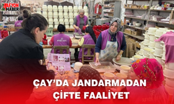 Çay’da Jandarmadan Çifte Faaliyet