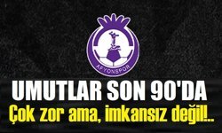 Afyonspor'da umutlar son haftaya kaldı!..