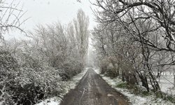 Lapa lapa yağan kar, ilçeyi beyaza bürüdü!..