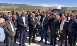 CHP'den Bayat YHT şantiyesi işçilerine destek ziyareti