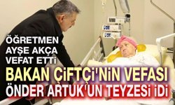 Bakan Mustafa Çiftçi'den öğretmenine vefa