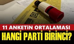 11 seçim anketinin ortalaması açıklandı