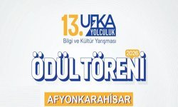 Ufka Yolculuk Afyon ödül töreni Pazar günü