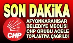 Afyonkarahisar CHP'de olağanüstü dakikalar!..