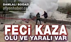 Afyon'da feci kaza, 1 ölü, 1 yaralı