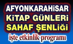 Kitap Günleri ve Sahaf Şenliği başlıyor