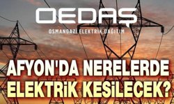Afyonkarahisar elektrik kesintileri OEDAŞ duyurusu