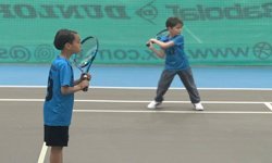 Okul sporları küçükler tenis bölge maçları başladı