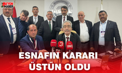 Esnafın kararı Üstün oldu!..