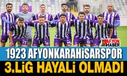 1923 Afyonkarahisarspor, 3. Lige çıkamadı