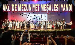 AKÜ’de Mezuniyet Meşalesi Yandı!.