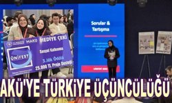 AKÜ’ye Türkiye Üçüncülüğü!