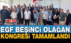 EGF 5. Olağan Kongresi Tamamlandı