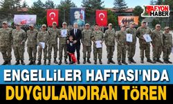 Engelliler Haftası'nda Duygulandıran Askerlik Töreni