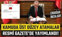 Kamuda üst düzey atamalar