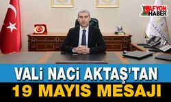 Vali Aktaş'tan 19 Mayıs Mesajı
