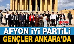 Afyon İYİ Partili gençler Ankara'da