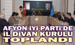 Afyon İYİ Parti’de İl Divan Kurulu toplandı