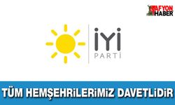 Afyon İYİ Parti Kurban Bayramı Bayramlaşma Programını Açıkladı