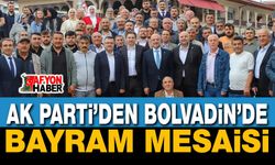 AK Parti’den Bolvadin’de Bayram Mesaisi