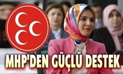 MHP'den Mahinur Özdemir Göktaş'a güçlü destek