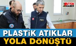 Plastik Atıklar Yola Dönüştü