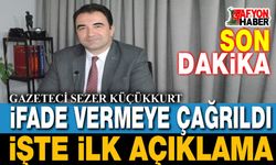 Gazeteci Sezer Küçükkurt serbest bırakıldı