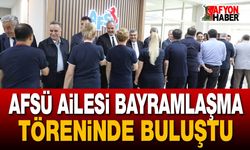 AFSÜ Ailesi Bayramlaşma Töreninde Buluştu