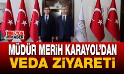 Müdür Merih Karayol’dan Veda Ziyareti