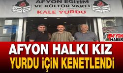 Afyon Halkı Kız Yurdu İçin Kenetlendi
