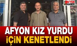 Afyon Halkı Kız Yurdu İçin Kenetlendi