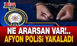 Afyon'da suç makinesi yakalandı!..