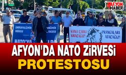 Afyon'da NATO Zirvesi Protestosu