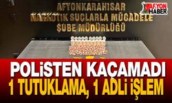 Afyon’da Polisten Kaçamadı