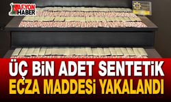 Afyon’da Sentetik Ecza Operasyonu: İki Tutuklu