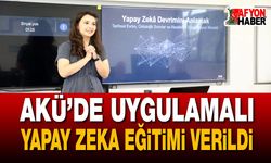 AKÜ’de Uygulamalı Yapay Zeka Eğitimi Verildi