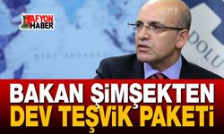 Bakan Şimşekten Dev Teşvik Paketi