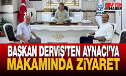 Başkan Derviş'ten Aynacı’ya Makamında Ziyaret