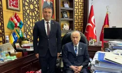Başkan Kahveci Devlet Bahçeli’yi Ziyaret Etti