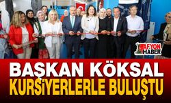 Başkan Köksal Kursiyerlerle Buluştu