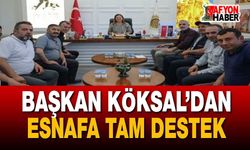Başkan Köksal’dan Esnafa Tam Destek