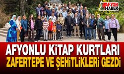 Afyonlu Kitap Kurtları Zafertepe ve Şehitlikleri Gezdi