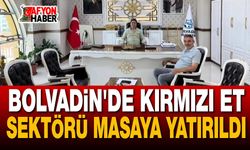 Bolvadin'de Kırmızı Et Sektörü Masaya Yatırıldı