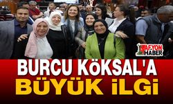 Başkan Burcu Köksal'a büyük ilgi!..
