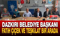 Dazkırı Belediye Başkanı Fatih Çiçek ve Teşkilat Bir Arada