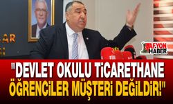 "Devlet Okulu Ticarethane, Öğrenciler Müşteri Değildir!"